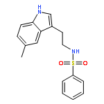 N-[2-(5-methyl-1H-indol-3-yl)ethyl]benzenesulfonamide