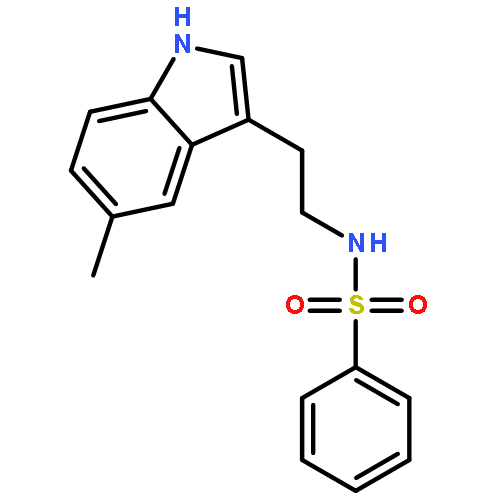 N-[2-(5-methyl-1H-indol-3-yl)ethyl]benzenesulfonamide