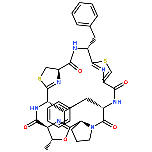 3H,12H-4,1:11,8:18,15-Trinitrilo-1H-pyrrolo[2,1-c][1,11,18,4,7,14,21]oxadithiatetraazacyclotetracosine-5,12,19,22(4H)-tetrone,6,7,10,11,13,14,20,21,24,25,26,26a-dodecahydro-3-methyl-7-(1-methylethyl)-14,21-bis(phenylmethyl)-,(3R,4S,7S,11R,14R,21S,26aS)- (9CI)