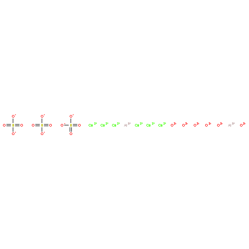 hexacalcium hexaoxotris[sulphato(2-)]dialuminate(12-)