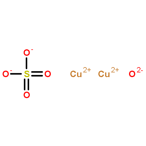 dicopper oxygen(-2) anion sulfate