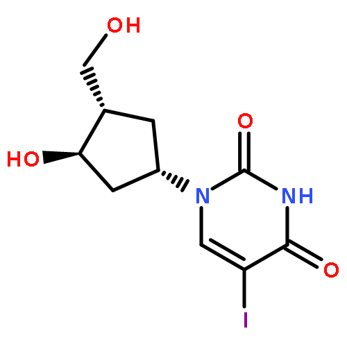 2,4(1H,3H)-Pyrimidinedione,1-[(1S,3R,4S)-3-hydroxy-4-(hydroxymethyl)cyclopentyl]-5-iodo-