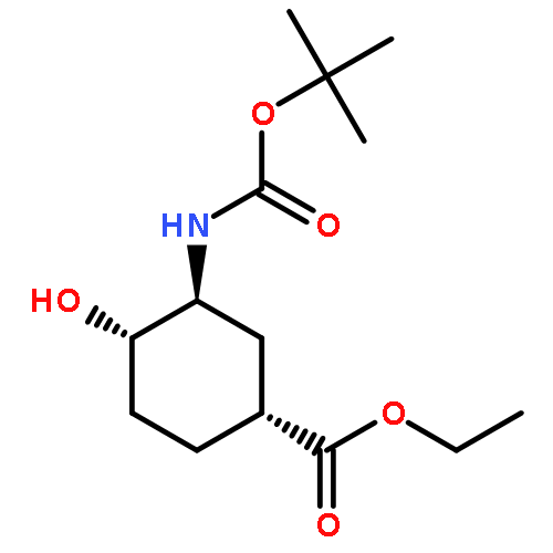 (1R,3S,4S)-3-[(tert-butoxycarbonyl)amino]-4-hydroxycyclohexanecarboxylic acid ethyl ester