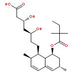 1-Naphthaleneheptanoicacid, 8-(2,2-dimethyl-1-oxobutoxy)-1,2,6,7,8,8a-hexahydro-b,d-dihydroxy-2,6-dimethyl-, (bR,dR,1S,2S,6R,8S,8aR)-