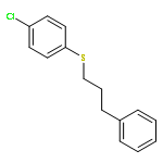 Benzene, 1-chloro-4-[(3-phenylpropyl)thio]-