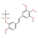 Silane,(1,1-dimethylethyl)[2-methoxy-5-[(1E)-2-(3,4,5-trimethoxyphenyl)ethenyl]phenoxy]dimethyl-