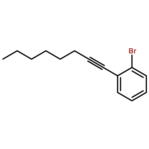 Benzene, 1-bromo-2-(1-octynyl)-