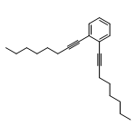 Benzene, 1,2-di-1-octynyl-