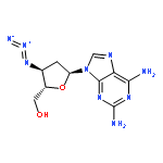 [(2S,3S,5S)-3-AZIDO-5-(2,6-DIAMINOPURIN-9-YL)OXOLAN-2-YL]METHANOL