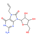 Guanosine,7,8-dihydro-8-oxo-7-(2-propen-1-yl)-