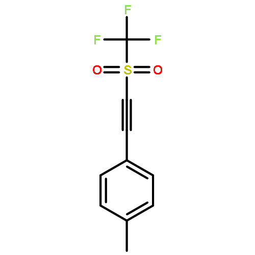 Benzene, 1-methyl-4-[[(trifluoromethyl)sulfonyl]ethynyl]-