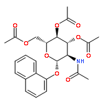 1-Naphthyl 2-acetamido-3,4,6-tri-O-acetyl-2-deoxy-beta-D-glucopyranoside