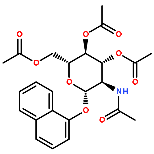 1-Naphthyl 2-acetamido-3,4,6-tri-O-acetyl-2-deoxy-beta-D-glucopyranoside