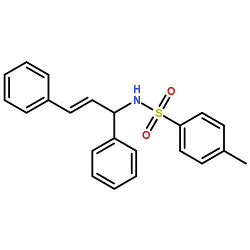 Benzenesulfonamide, N-[(1R,2E)-1,3-diphenyl-2-propenyl]-4-methyl-