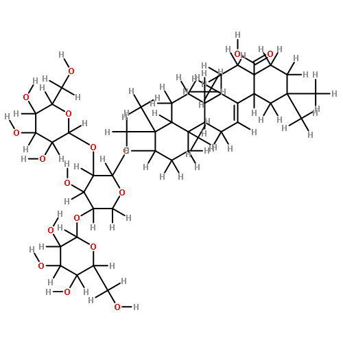 oleanolic acid 3-O-beta-D-glucopyranosyl(1->2)[beta-D-glucopyranosyl(1->4)]-alpha-L-arabinopyranoside