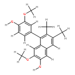 1-(4'-hydroxy-3'-methoxyphenyl)-7-methoxy-2,3-dimethylnaphthalen-6-ol