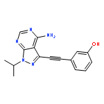 3-((4-AMINO-1-ISOPROPYL-1H-PYRAZOLO[3,4-D]PYRIMIDIN-3-YL)ETHYNYL)PHENOL