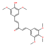 (1E,4E)-1-(4-Hydroxy-3,5-dimethoxyphenyl)-5-(3,4,5-trimethoxyphenyl)-1,4-pentadiene-3-one