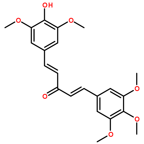 (1E,4E)-1-(4-Hydroxy-3,5-dimethoxyphenyl)-5-(3,4,5-trimethoxyphenyl)-1,4-pentadiene-3-one