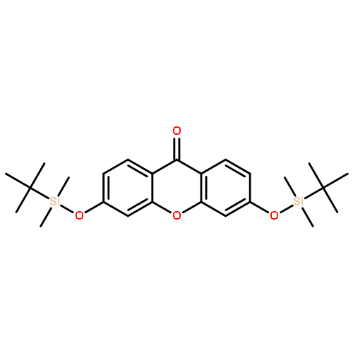 9H-Xanthen-9-one,3,6-bis[[(1,1-dimethylethyl)dimethylsilyl]oxy]-