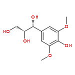 1,2,3-Propanetriol,1-(4-hydroxy-3,5-dimethoxyphenyl)-, (1R,2R)-rel-