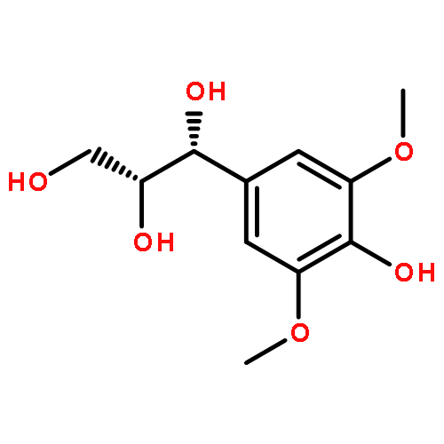 1,2,3-Propanetriol,1-(4-hydroxy-3,5-dimethoxyphenyl)-, (1R,2R)-rel-