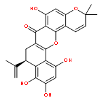 3H,7H-Benzo[c]pyrano[3,2-h]xanthen-7-one,8,9-dihydro-6,10,11,13-tetrahydroxy-3,3-dimethyl-9-(1-methylethenyl)-