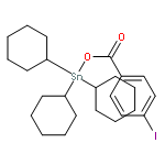 Stannane, tricyclohexyl[(4-iodobenzoyl)oxy]-