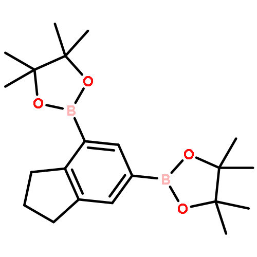 4,4,5,5-TETRAMETHYL-2-[6-(4,4,5,5-TETRAMETHYL-1,3,2-DIOXABOROLAN-2-YL)-2,3-DIHYDRO-1H-INDEN-4-YL]-1,3,2-DIOXABOROLANE