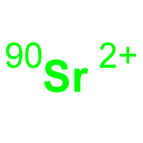 Strontium, isotope ofmass 90 (90Sr2+)