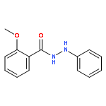 Benzoic acid, 2-methoxy-, 2-phenylhydrazide