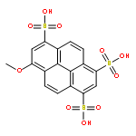 1,3,6-Pyrenetrisulfonic acid, 8-methoxy-