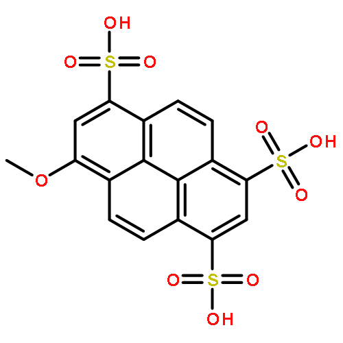 1,3,6-Pyrenetrisulfonic acid, 8-methoxy-