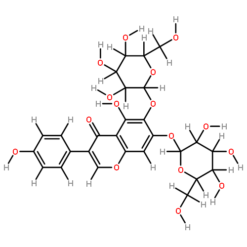 5,6,7,4'-tetrahydroxyisoflavone-6,7-di-O-beta-D-glucopyranoside