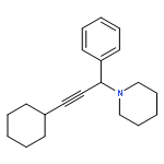 1-(3-Cyclohexyl-1-phenylprop-2-yn-1-yl)piperidine