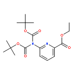 6-(N,N-bis(tert-butyloxycarbonyl)amino)picolinic acid ethyl ester