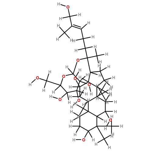 (20S,24E)-3beta,6alpha,12beta,20beta,26-pentahydroxydammar-24-ene 20-O-beta-D-glucopyranoside