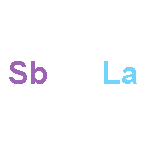 antimony, compound with lanthanum (1:1)