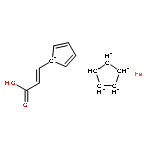 Ferrocene,(2-carboxyethenyl)-