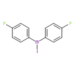 Bismuthine, bis(4-fluorophenyl)iodo-