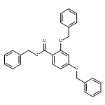 Benzoic acid, 2,4-bis(phenylmethoxy)-, phenylmethyl ester