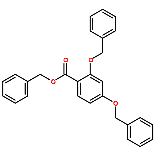 Benzoic acid, 2,4-bis(phenylmethoxy)-, phenylmethyl ester