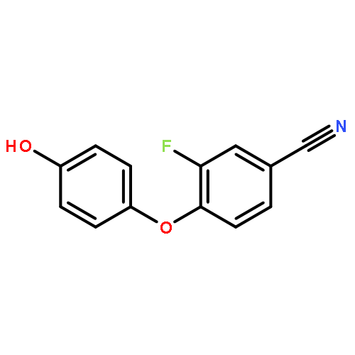 3-FLUORO-4-(4-HYDROXYPHENOXY)BENZONITRILE