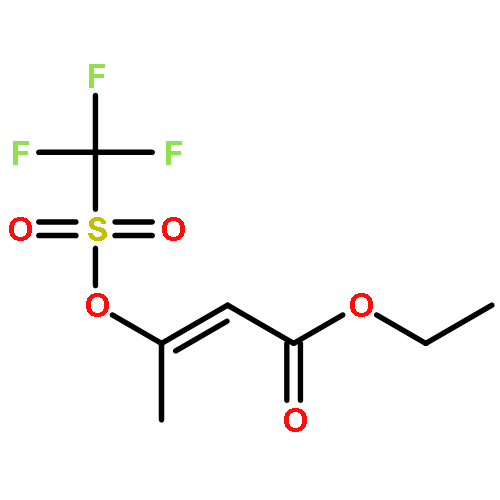 2-Butenoic acid, 3-[[(trifluoromethyl)sulfonyl]oxy]-, ethyl ester, (2E)-