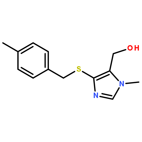 1H-Imidazole-5-methanol, 1-methyl-4-[[(4-methylphenyl)methyl]thio]-