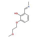 Phenol, 2-(2-methoxyethoxy)-6-[(methylimino)methyl]-