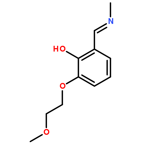 Phenol, 2-(2-methoxyethoxy)-6-[(methylimino)methyl]-