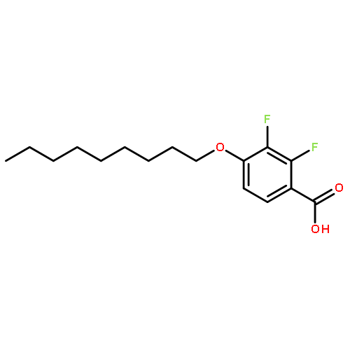 Benzoic acid,2,3-difluoro-4-(nonyloxy)-