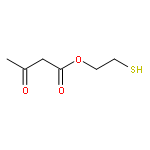 2-SULFANYLETHYL 3-OXOBUTANOATE