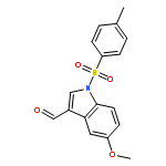 1H-Indole-3-carboxaldehyde, 5-methoxy-1-[(4-methylphenyl)sulfonyl]-